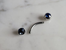 Load image into Gallery viewer, New Surgical Jeweled Nipple Ear Tongue Piercing Barbell  E2727