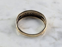 Load image into Gallery viewer, Mens Vintage Estate 10k Yellow Gold Diamond Ring 3.2g #E3607