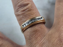 Load image into Gallery viewer, Mens Vintage Estate 10k Yellow Gold Diamond Ring 3.2g #E3607