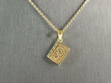Load image into Gallery viewer, Sterling Silver Gold Tone Jewish Judaica Star of David Pendant, 3.5g E3795