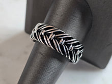 Load image into Gallery viewer, Mens Estate Sterling Silver Braided Band Ring 10.8g E4490