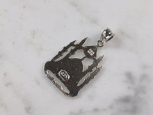 Load image into Gallery viewer, Sterling Silver Religious Muslim Islam Mosque Pendant Necklace 3.3g E4690