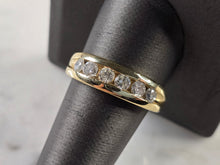 Load image into Gallery viewer, Mens Vintage Estate 10k Yellow Gold Diamond Ring 6.2g E4773