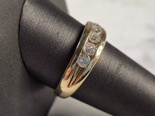 Load image into Gallery viewer, Mens Vintage Estate 10k Yellow Gold Diamond Ring 6.2g E4773