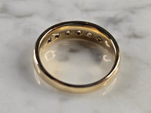 Load image into Gallery viewer, Mens Vintage Estate 10k Yellow Gold Diamond Ring 6.2g E4773