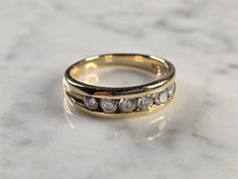 Load image into Gallery viewer, Mens Vintage Estate 10k Yellow Gold Diamond Ring 6.2g E4773