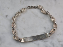 Load image into Gallery viewer, Mens Vintage Estate Sterling Silver ID Bracelet 20.4g E4953