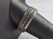 Load image into Gallery viewer, Unisex Vintage Estate Sterling Silver Fidget Ring 4.6g E4993