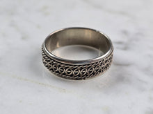 Load image into Gallery viewer, Unisex Vintage Estate Sterling Silver Fidget Ring 4.6g E4993