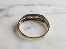 Load image into Gallery viewer, Mens Vintage Estate 14k Yellow Gold Diamond Ring 3.4g  #E5375