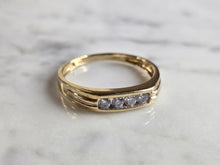 Load image into Gallery viewer, Mens Vintage Estate 14k Yellow Gold Diamond Ring 3.4g  #E5375