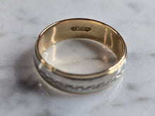 Load image into Gallery viewer, Mens Womens Vintage Estate 14K Gold Band Wedding Ring, 5.4g E5688