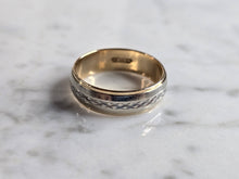 Load image into Gallery viewer, Mens Womens Vintage Estate 14K Gold Band Wedding Ring, 5.4g E5688