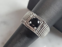 Load image into Gallery viewer, Mens Estate Sterling Silver Modernist Ring 10.1g E6209