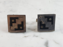 Load image into Gallery viewer, Mens Vintage Estate Sterling Silver Modernist Cufflinks 17.1g E6480