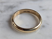 Load image into Gallery viewer, Mens Vintage Estate 14K Yellow Gold Goldman Band Wedding Ring 4.1g E6487