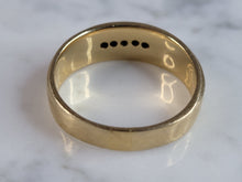 Load image into Gallery viewer, Mens Vintage Estate 14k Yellow Gold Diamond Ring 6.8g  #E6517