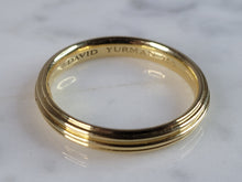Load image into Gallery viewer, Mens Vintage Estate 18K Gold David Yurman Wedding Ring 6.2g #E6518