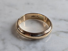 Load image into Gallery viewer, Mens Vintage Estate 14K Gold Frederick Goldman Band Wedding Ring 5.4g E6539