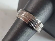Load image into Gallery viewer, Mens Vintage Estate 14K White Gold Christian Bauer Wedding Band Ring 10.3g E6742