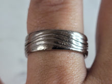 Load image into Gallery viewer, Mens Vintage Estate 14K White Gold Christian Bauer Wedding Band Ring 10.3g E6742