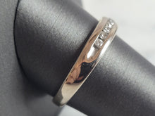 Load image into Gallery viewer, Mens Vintage Estate 10k White Gold Diamond Ring 3.9g #E6797