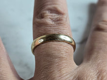 Load image into Gallery viewer, Mens Vintage Estate 14K Yellow Gold Goldman Band Wedding Ring 4.4g E6901