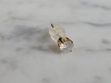 Load image into Gallery viewer, Single 14K Yellow Gold Diamond Stud Earring 0.2g E6965
