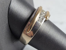 Load image into Gallery viewer, Mens Vintage Estate 14K Mixed Gold Diamond Ring 10.8g E6972