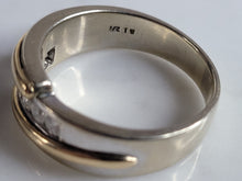 Load image into Gallery viewer, Mens Vintage Estate 14K Mixed Gold Diamond Ring 10.8g E6972