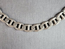 Load image into Gallery viewer, Mens Vintage Estate Sterling Silver Reversible Chain Link Necklace 46.3g E6994