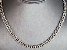 Load image into Gallery viewer, Mens Vintage Estate Sterling Silver Reversible Chain Link Necklace 46.3g E6994