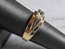 Load image into Gallery viewer, Mens Vintage Estate 14K Yellow Gold Diamond Pinky Ring 8.8g E7156