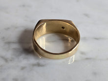 Load image into Gallery viewer, Mens Vintage Estate 14K Yellow Gold Diamond Pinky Ring 8.8g E7156