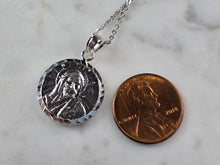 Load image into Gallery viewer, Sterling Silver Religious Muslim Islam Imam Ali Pendant Necklace 5.0g E7197