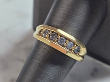 Load image into Gallery viewer, Mens Vintage Estate 14K Yellow Gold Diamond Ring 5.0g E7380
