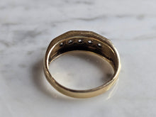 Load image into Gallery viewer, Mens Vintage Estate 14K Yellow Gold Diamond Ring 5.0g E7380