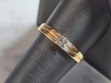 Load image into Gallery viewer, Mens Vintage Estate 14k Yellow Gold Diamond Ring 2.2g  #E7403