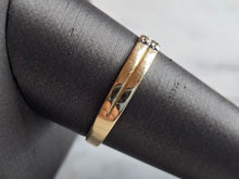 Load image into Gallery viewer, Mens Vintage Estate 14k Yellow Gold Diamond Ring 2.2g  #E7403