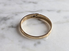 Load image into Gallery viewer, Mens Vintage Estate 14k Yellow Gold Diamond Ring 2.2g  #E7403