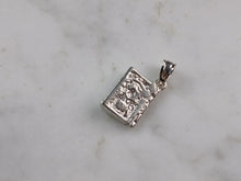 Load image into Gallery viewer, Sterling Silver Jewish Judaica Hebrew Torah Charm Pendant Necklace 3.6g E7497