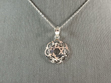 Load image into Gallery viewer, Sterling Silver Jewish Judaica Star of David Pendant Necklace, 2.5g E7498