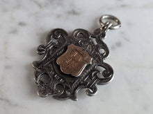 Load image into Gallery viewer, Antique English Sterling Silver Watch Fob Medal 10.1g E7510