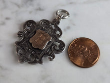 Load image into Gallery viewer, Antique English Sterling Silver Watch Fob Medal 10.1g E7510