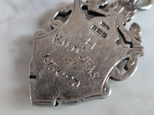 Load image into Gallery viewer, Vintage English Sterling Silver Watch Fob Medal 14.5g E7511