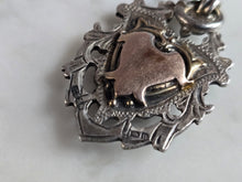Load image into Gallery viewer, Antique English Sterling Silver Watch Fob Medal 9.7g E7512