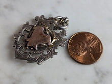 Load image into Gallery viewer, Antique English Sterling Silver Watch Fob Medal 9.7g E7512