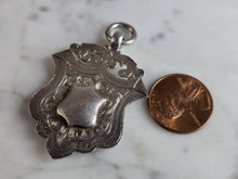 Load image into Gallery viewer, Antique English Sterling Silver Watch Fob Medal 9.7g E7513