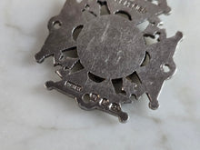 Load image into Gallery viewer, Antique English Sterling Silver Watch Fob Medal 10.2g E7515