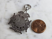 Load image into Gallery viewer, Antique English Sterling Silver Watch Fob Medal 10.2g E7515